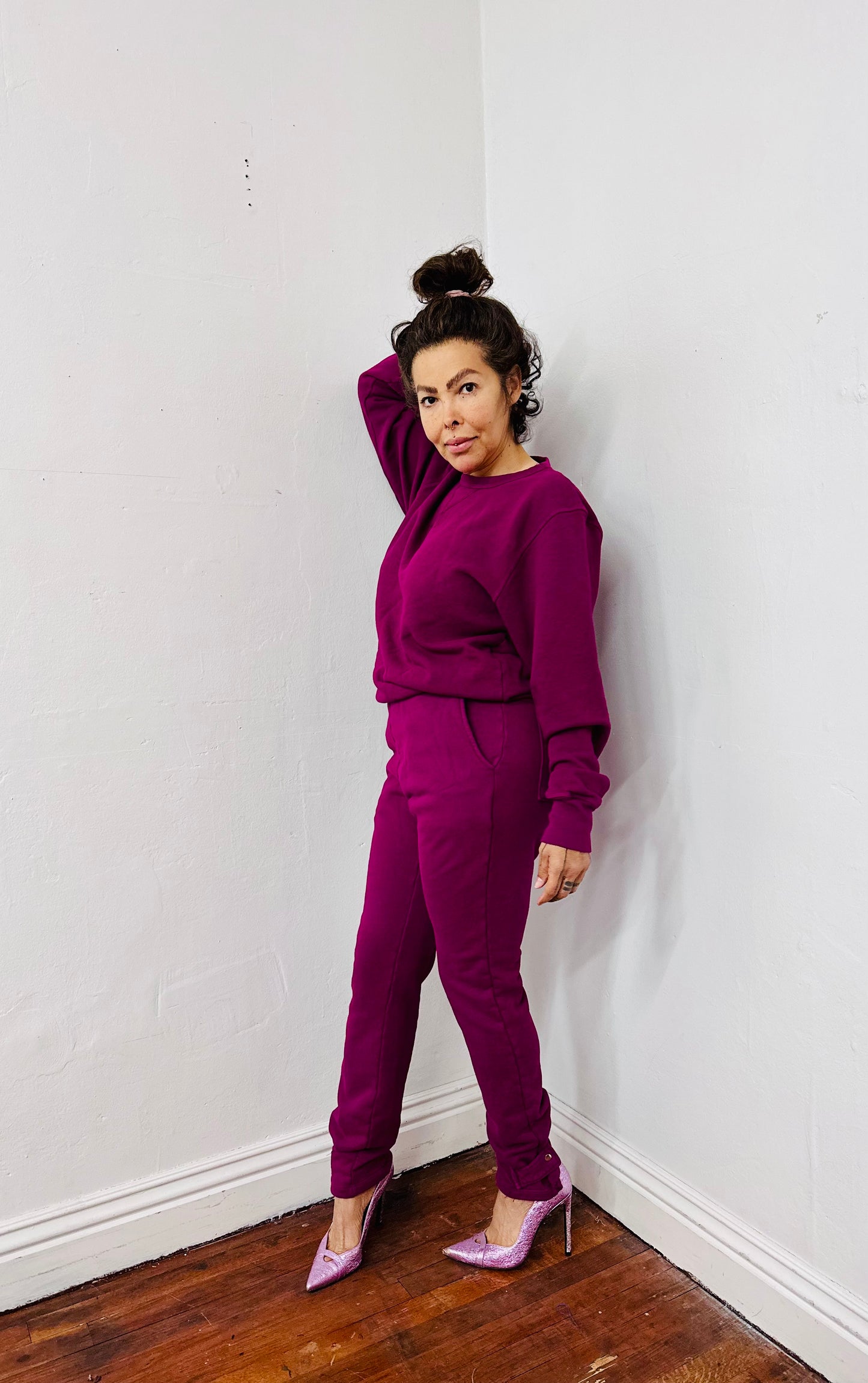 Ragtofab joggers pants  wine