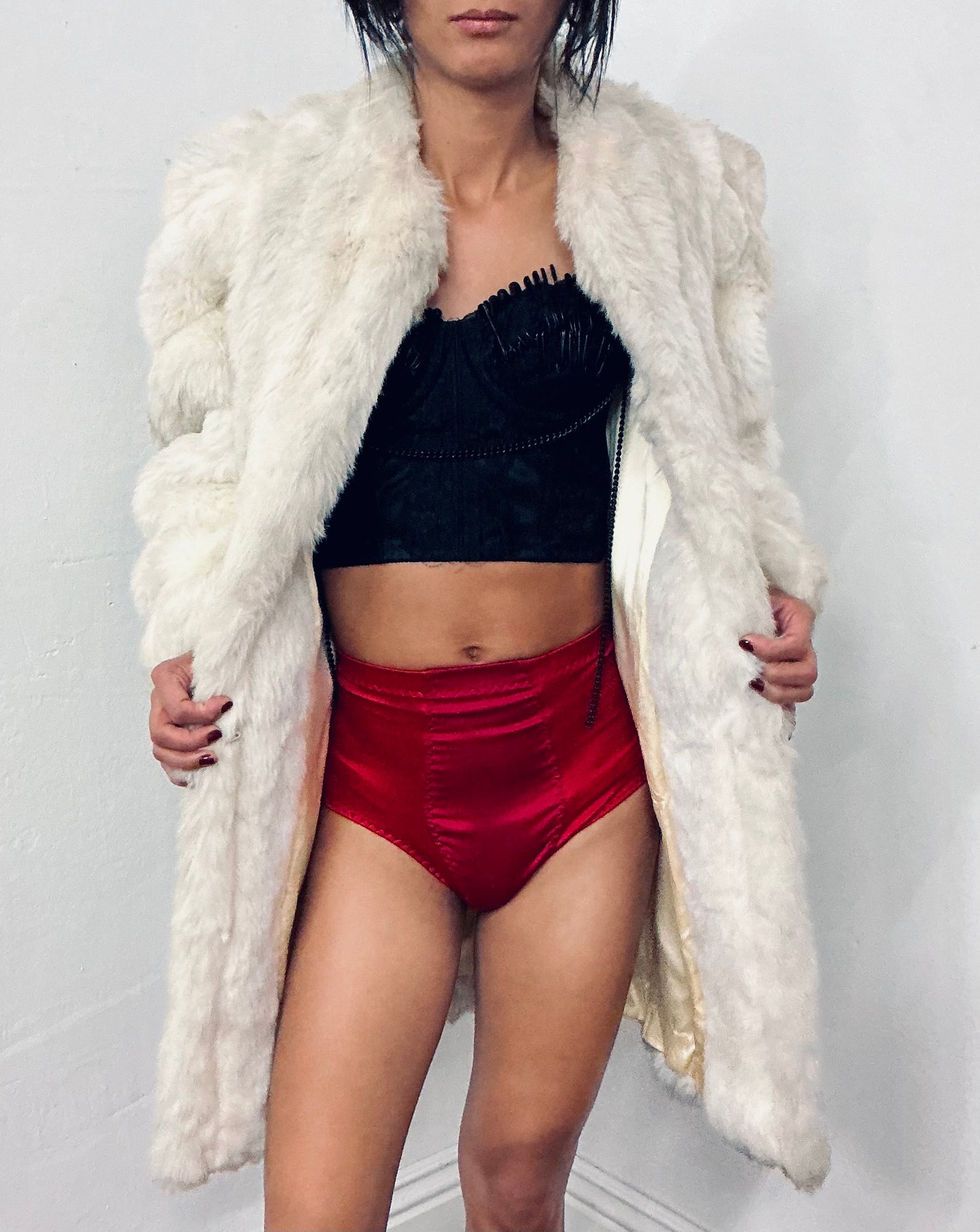 Jordache vintage faux fur coat