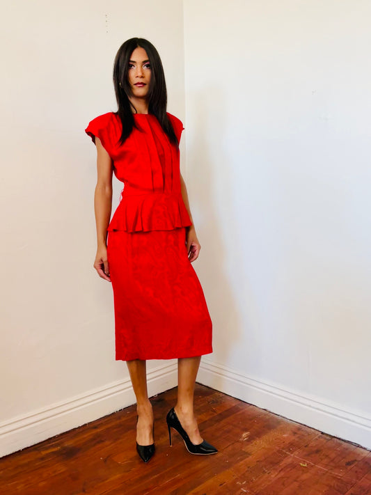 All That Jazz Party Dress 80s Vintage