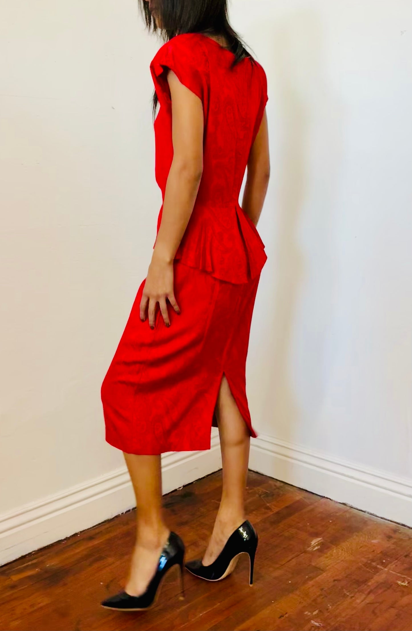 All That Jazz Party Dress 80s Vintage