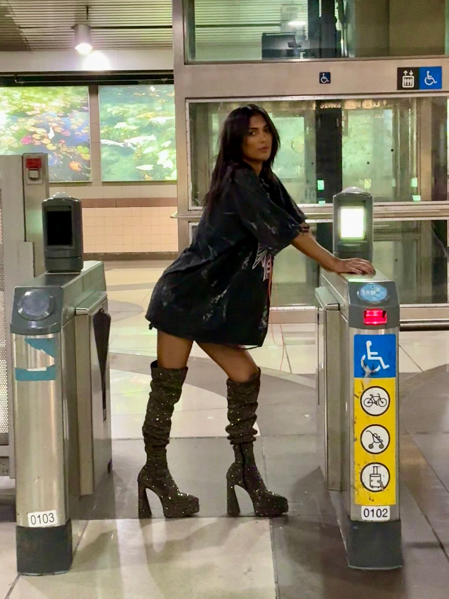 Ragtofab Boxy T-shirt  faded print