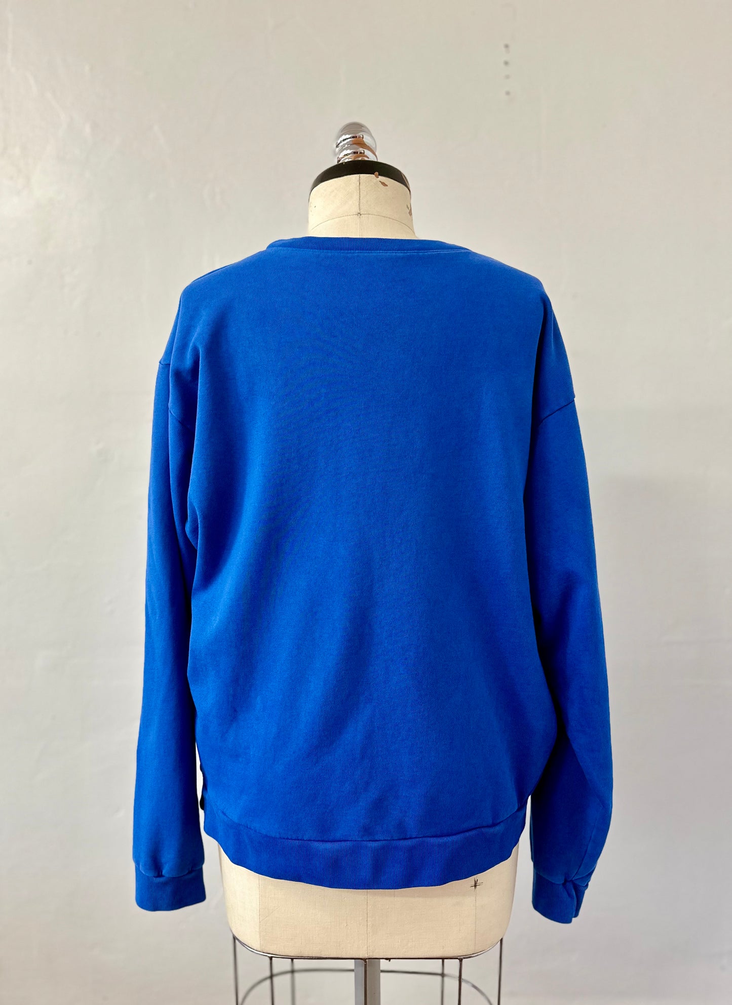 Ragtofab Upcycle Blue crewneck sweatshirt