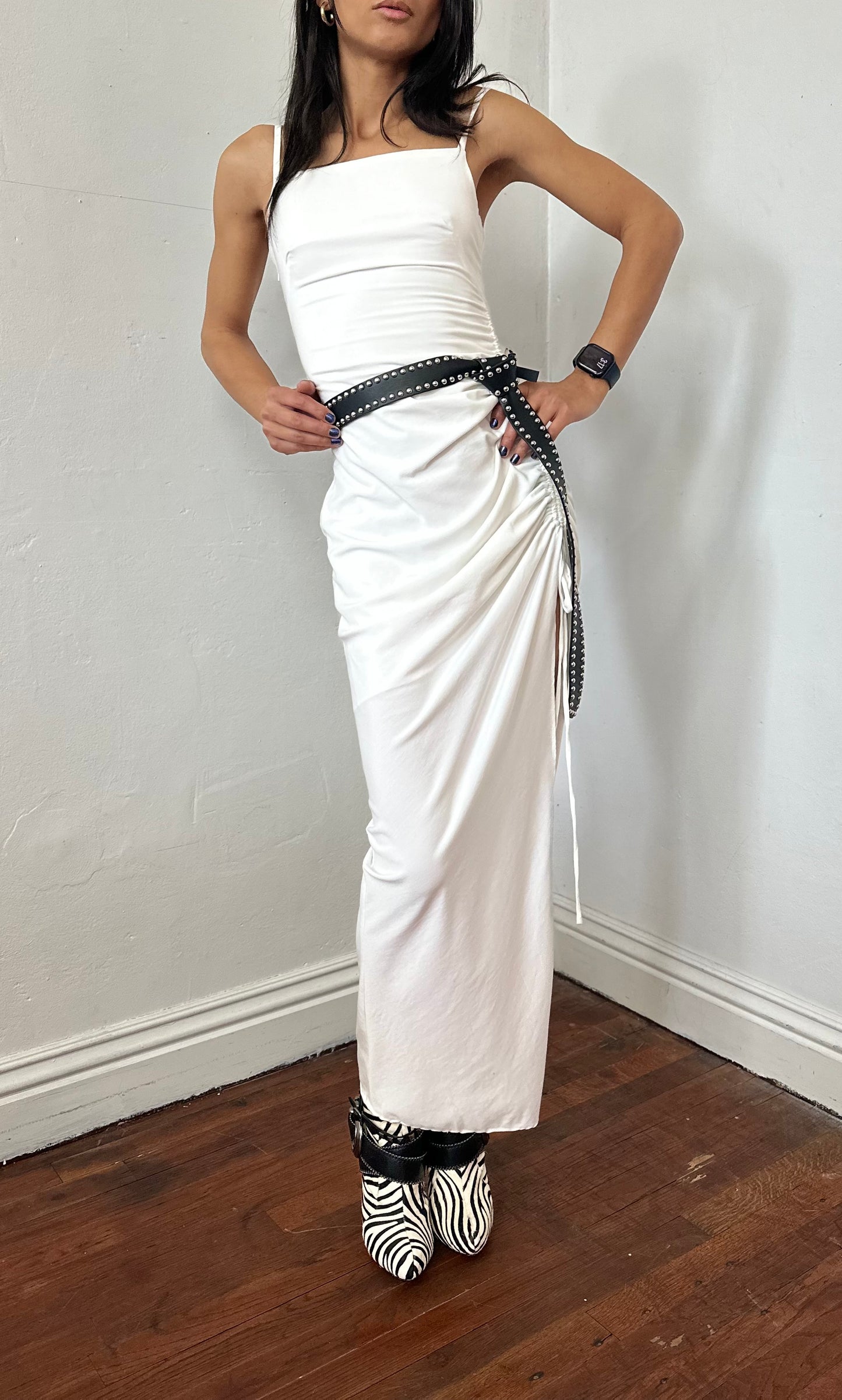 Ragtofab Dress White summer Fashion