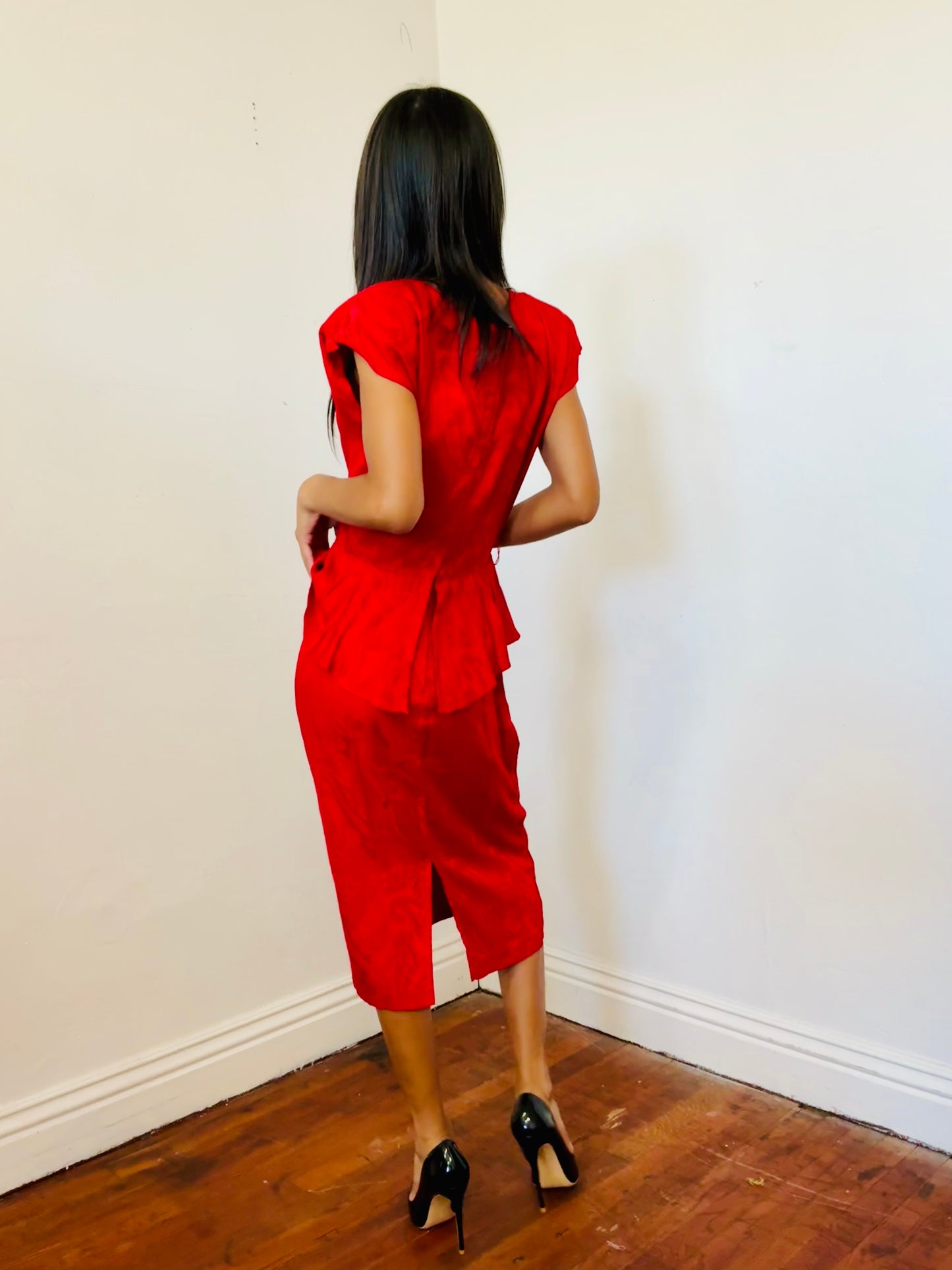 All That Jazz Party Dress 80s Vintage