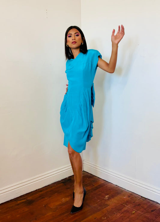 Cashlee California Vintage Dress 80s