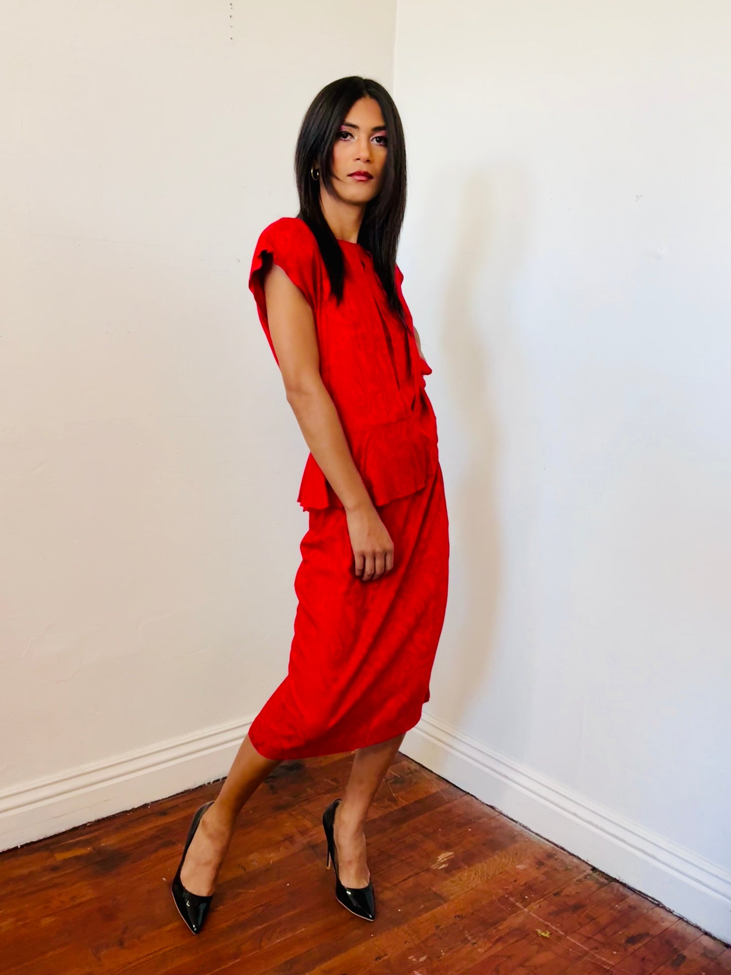 All That Jazz Party Dress 80s Vintage