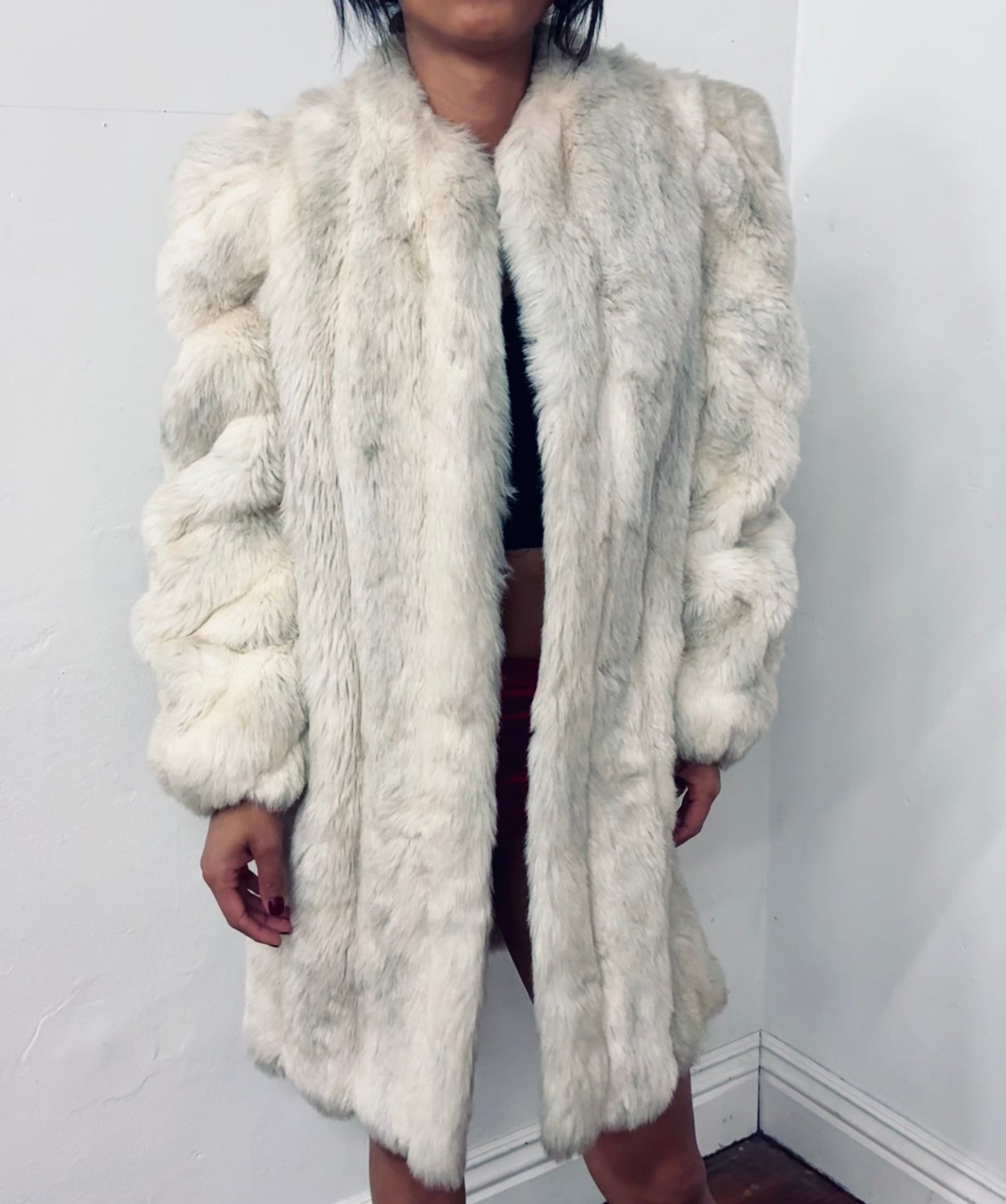 Jordache vintage faux fur coat