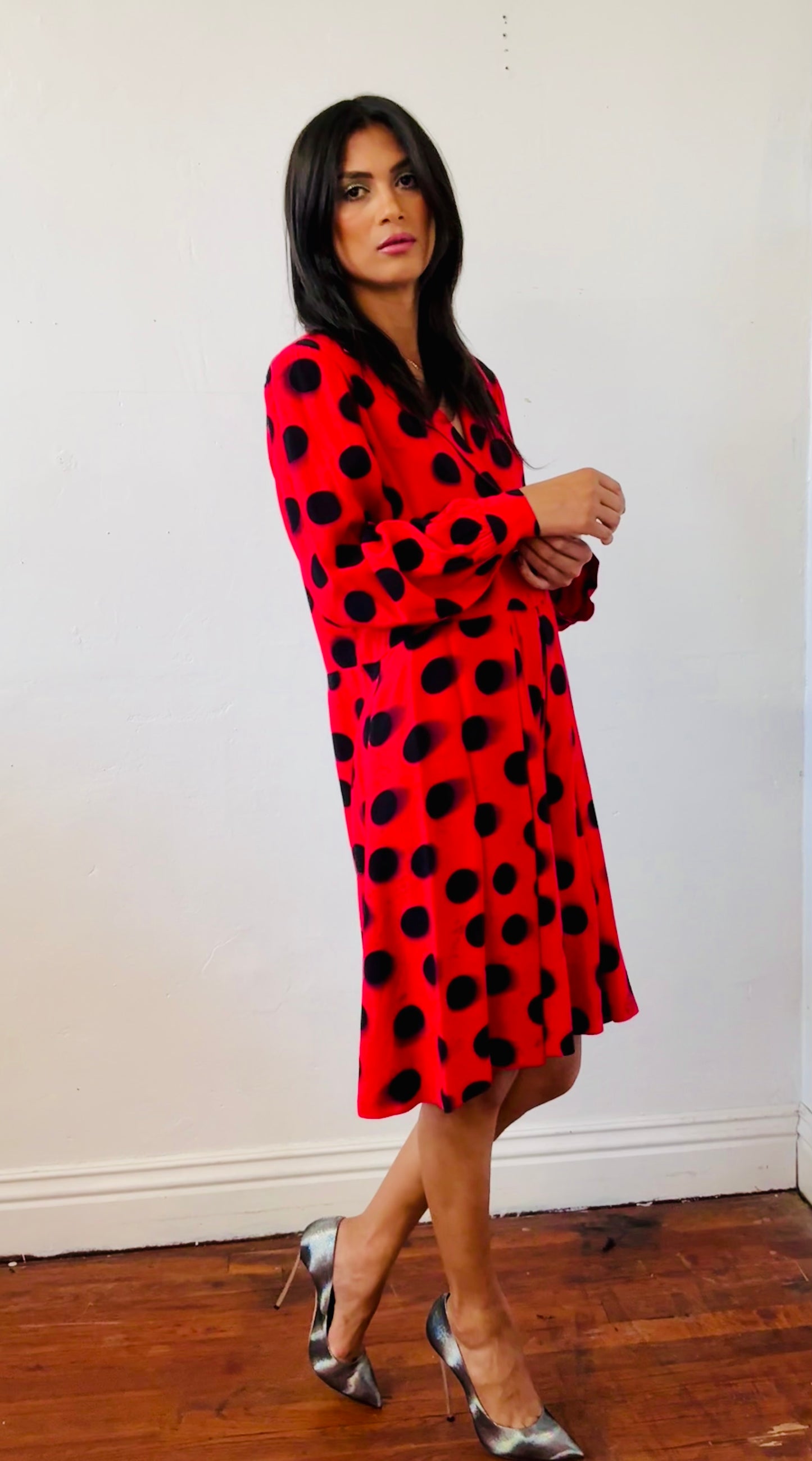 Liz Claiborne Short sleeve midi petite women’s