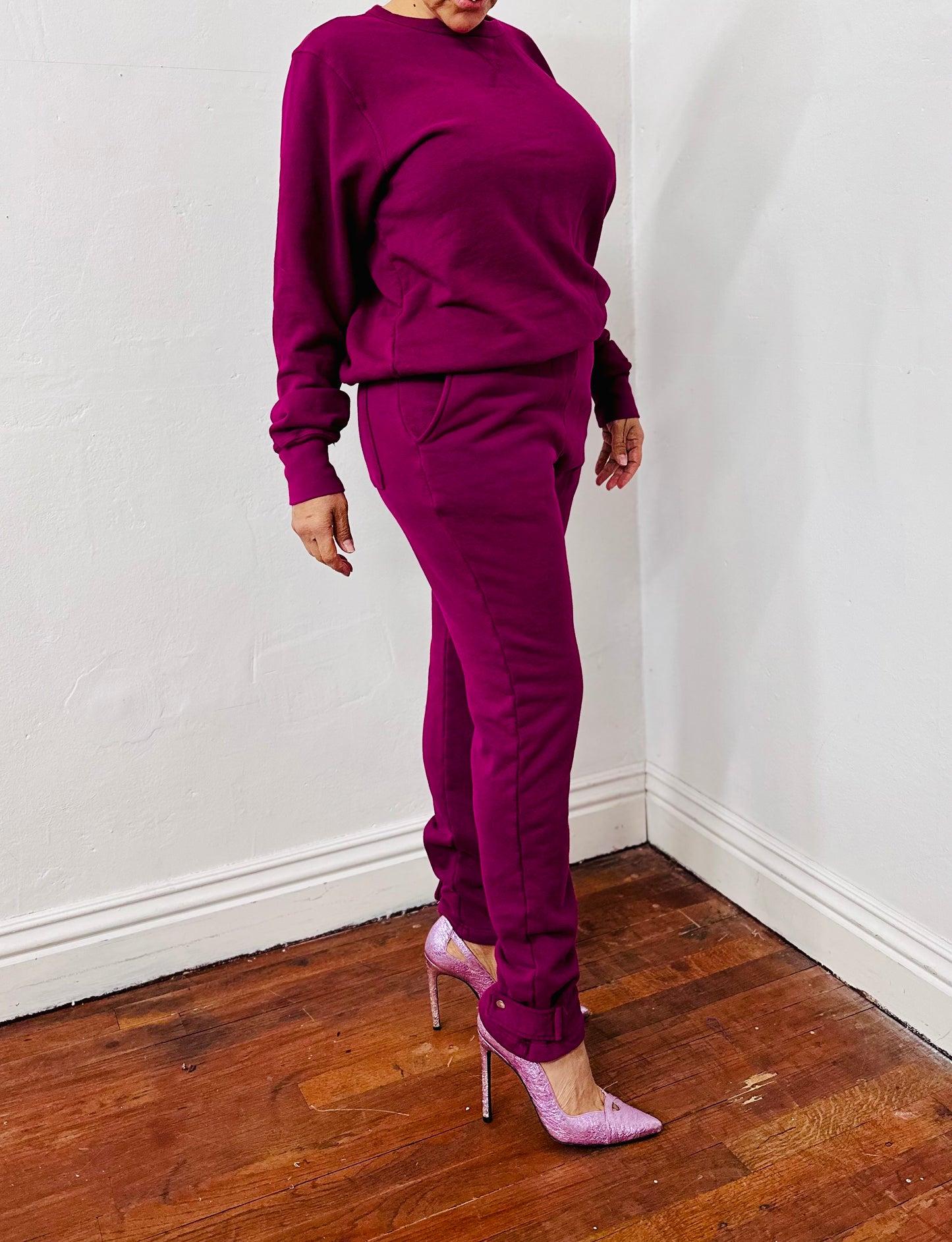 Ragtofab joggers pants  wine