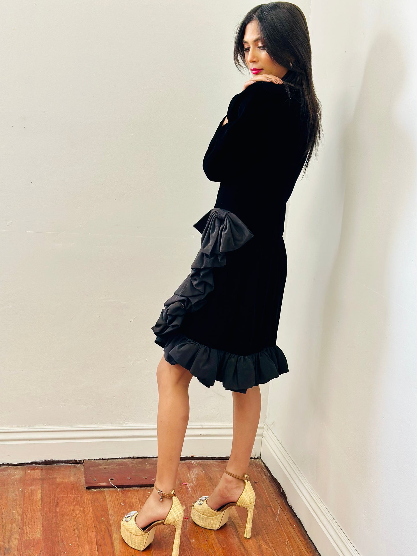 Morton Myles for the warrens 80s Vintage cocktail dress