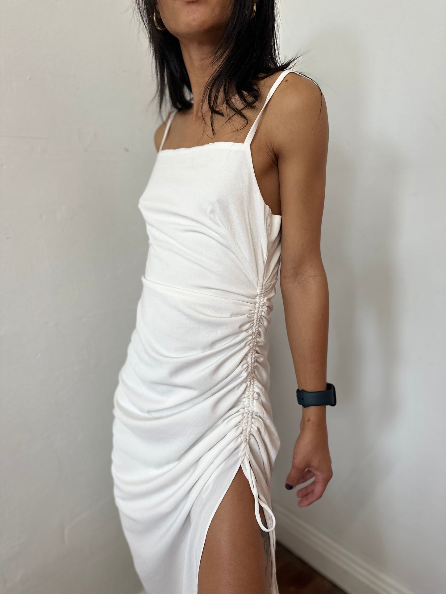 Ragtofab Dress White summer Fashion