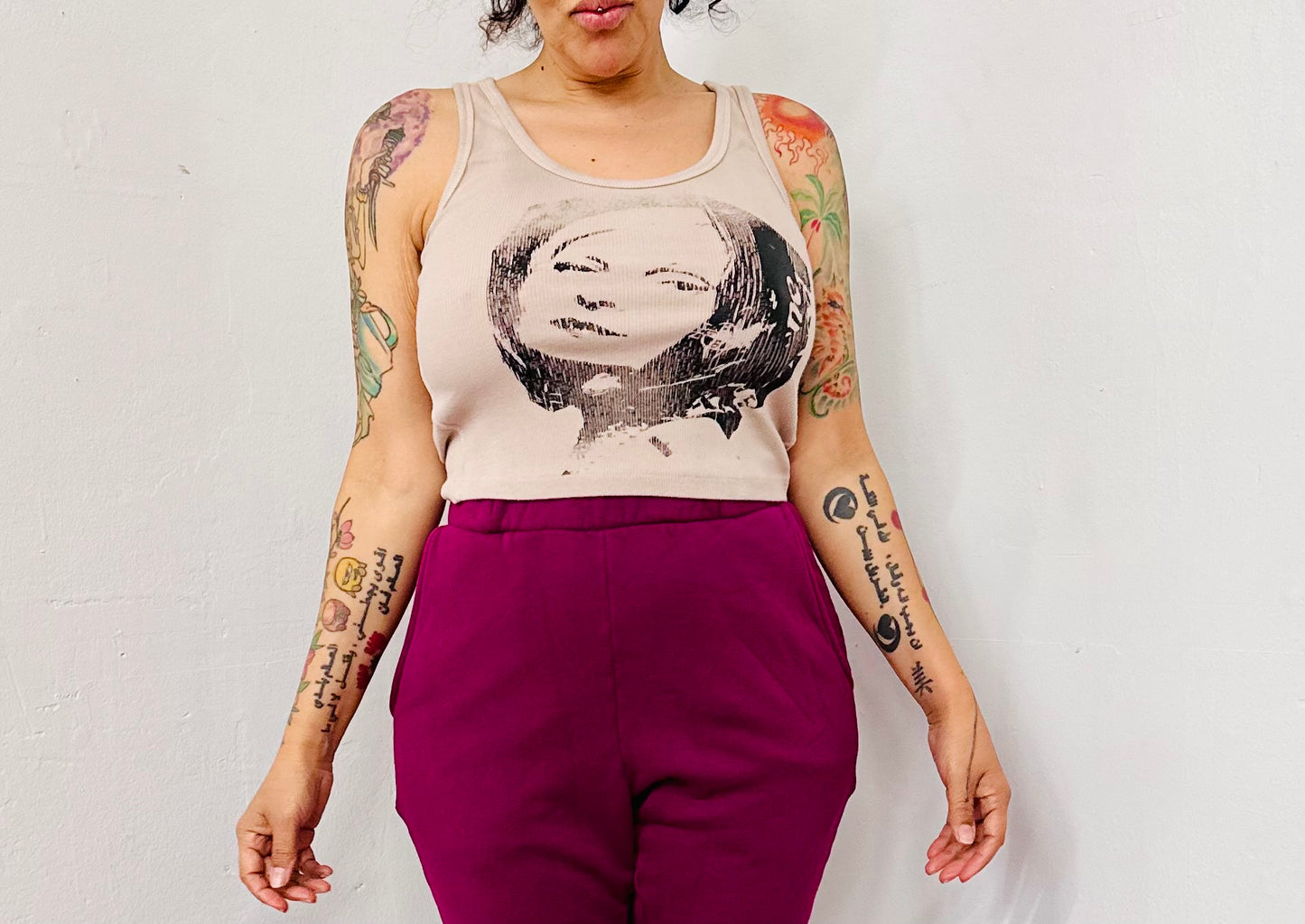 Ragtofab printed tank top