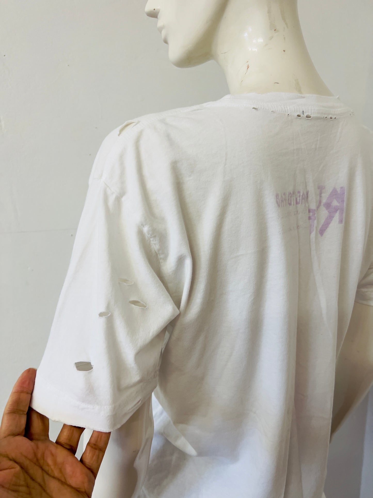 Ragtofab printed distress tee