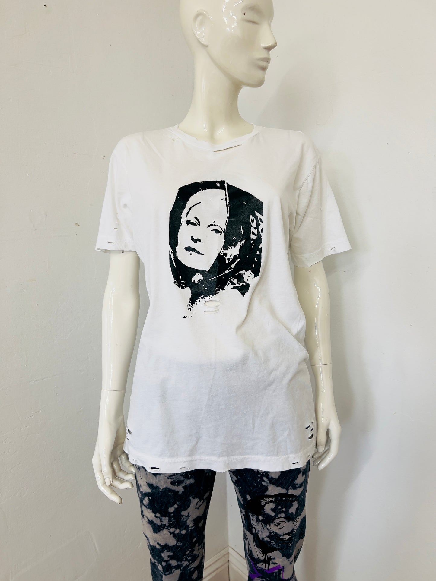 Ragtofab printed distress tee