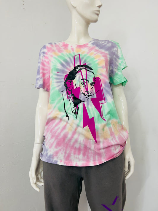 Ragtofab screen print cut out tee