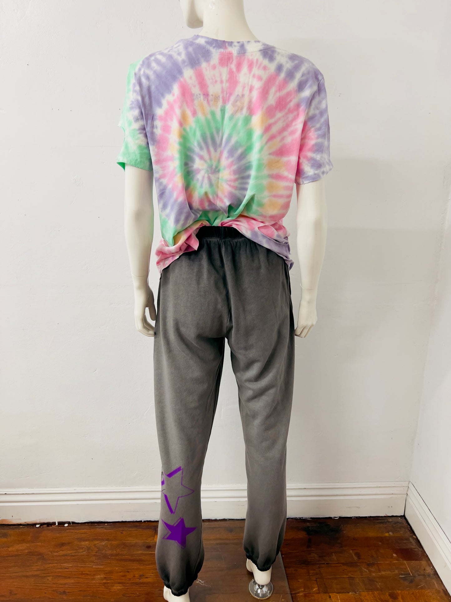 Ragtofab screen print cut out tee