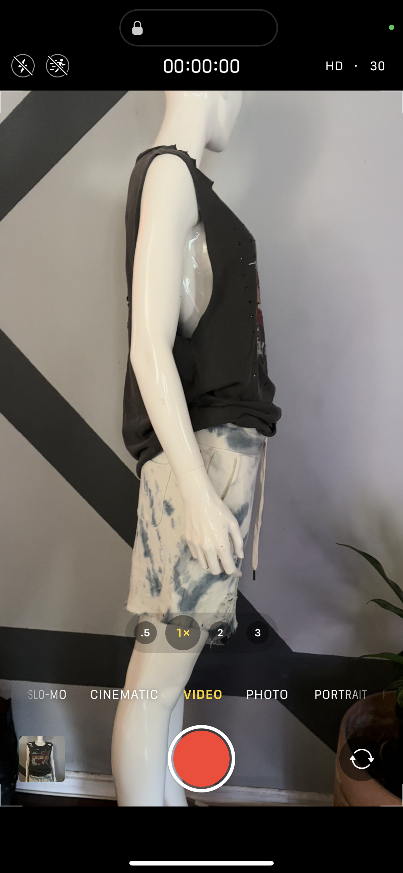 Rhinestone and print tank top