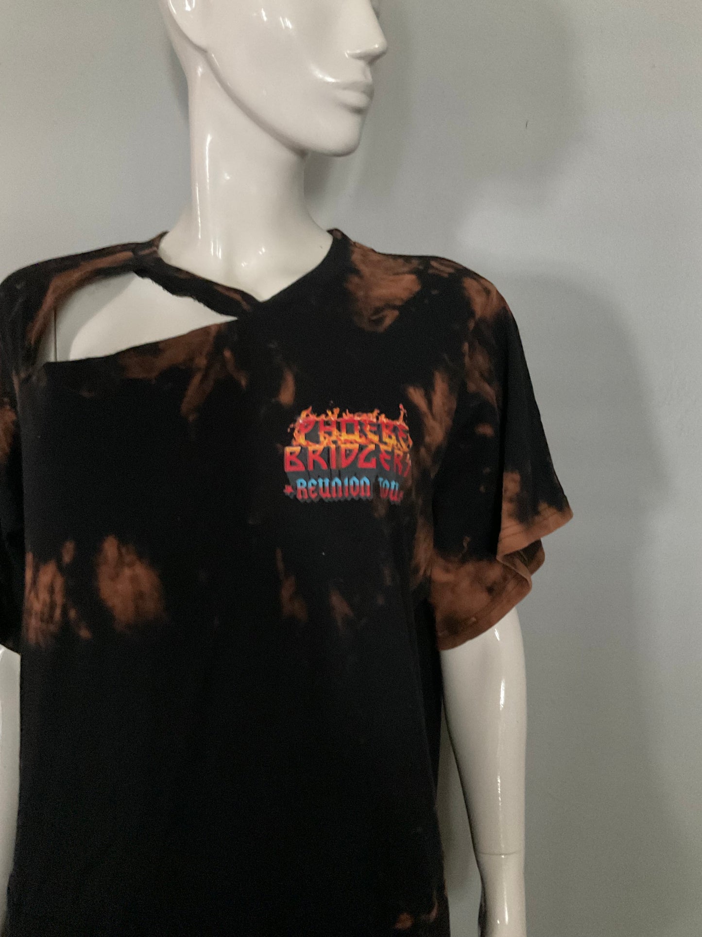 Short sleeve , cut out side slits Phoebe Bridgers tee dress