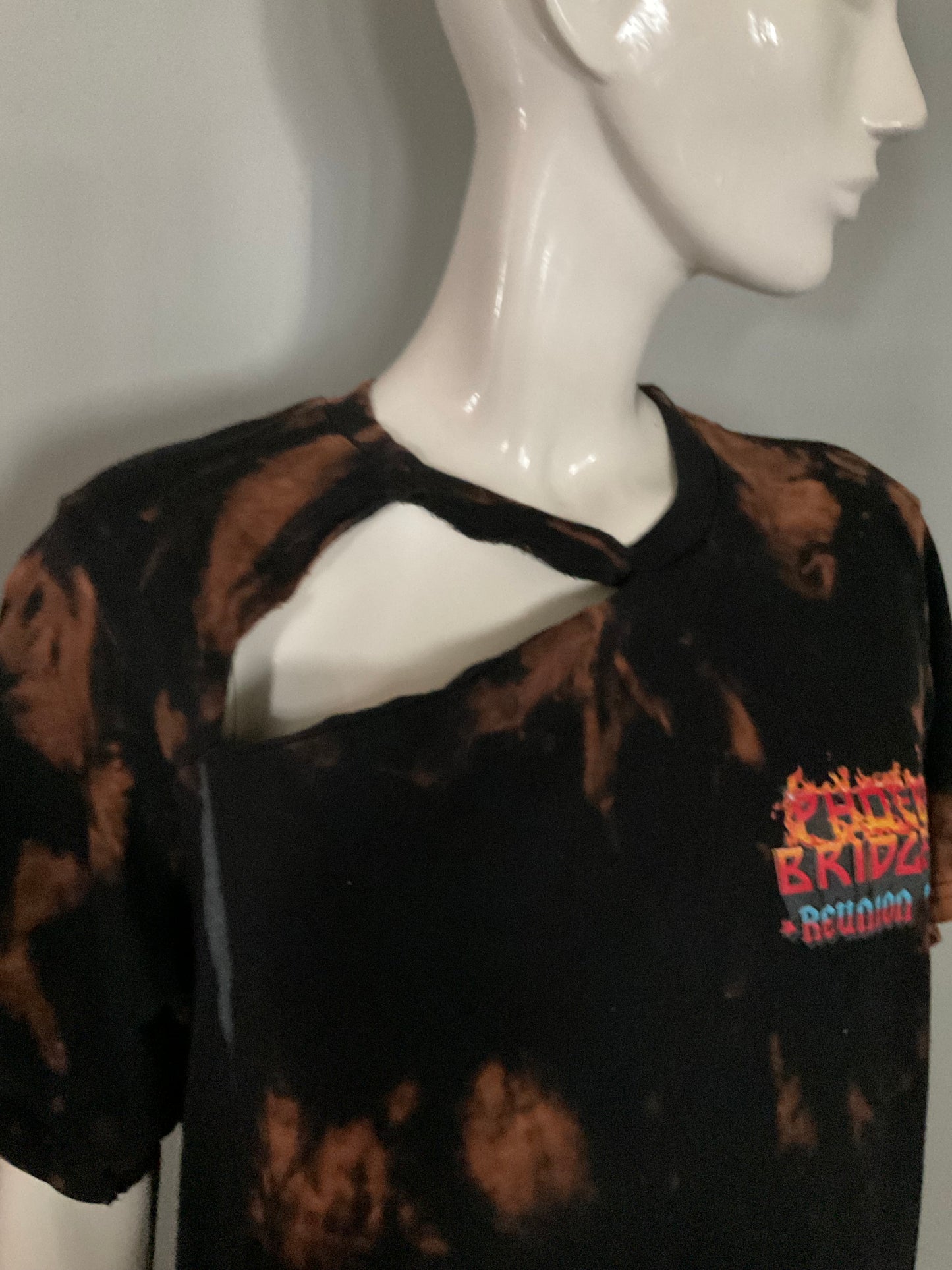 Short sleeve , cut out side slits Phoebe Bridgers tee dress