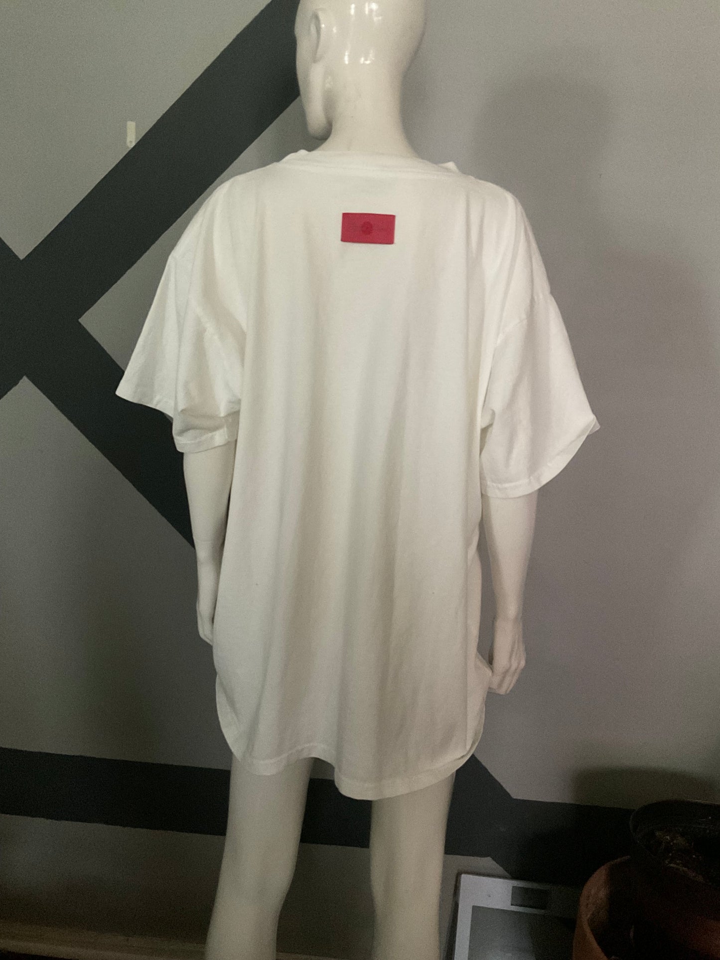 “Blondie” screen print / rhinestone short sleeve tee shirt