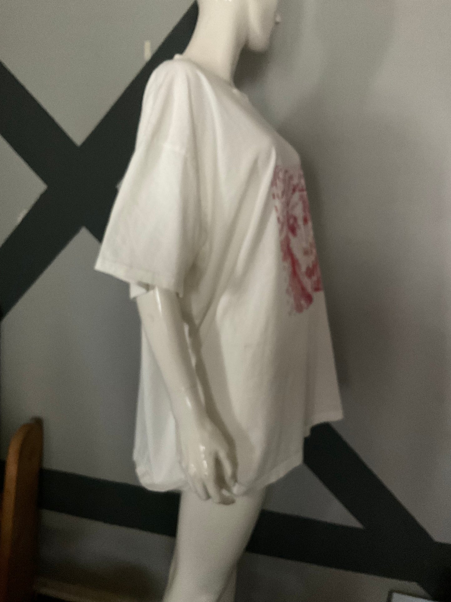 “Blondie” screen print / rhinestone short sleeve tee shirt