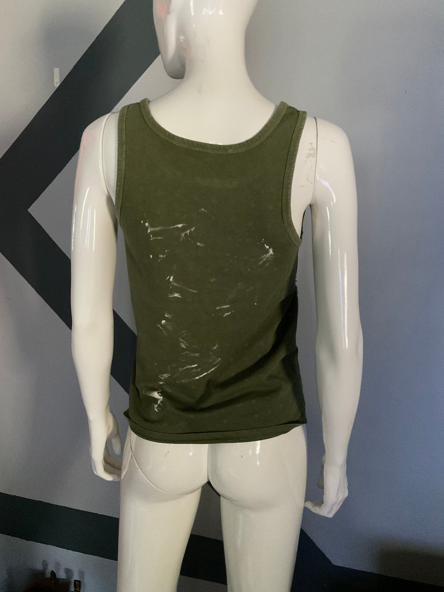 Volt screen print / rhinestone tank top