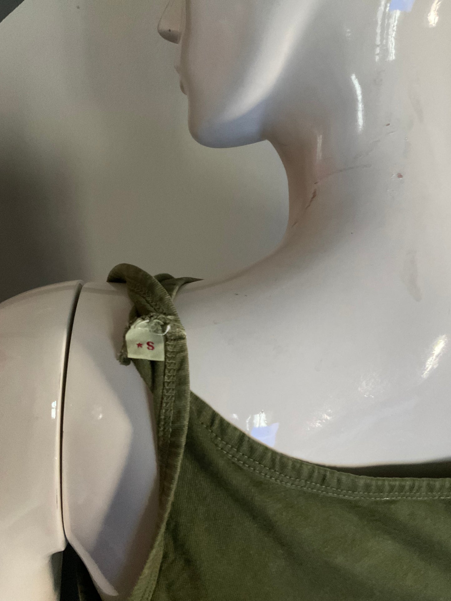 Volt screen print / rhinestone tank top