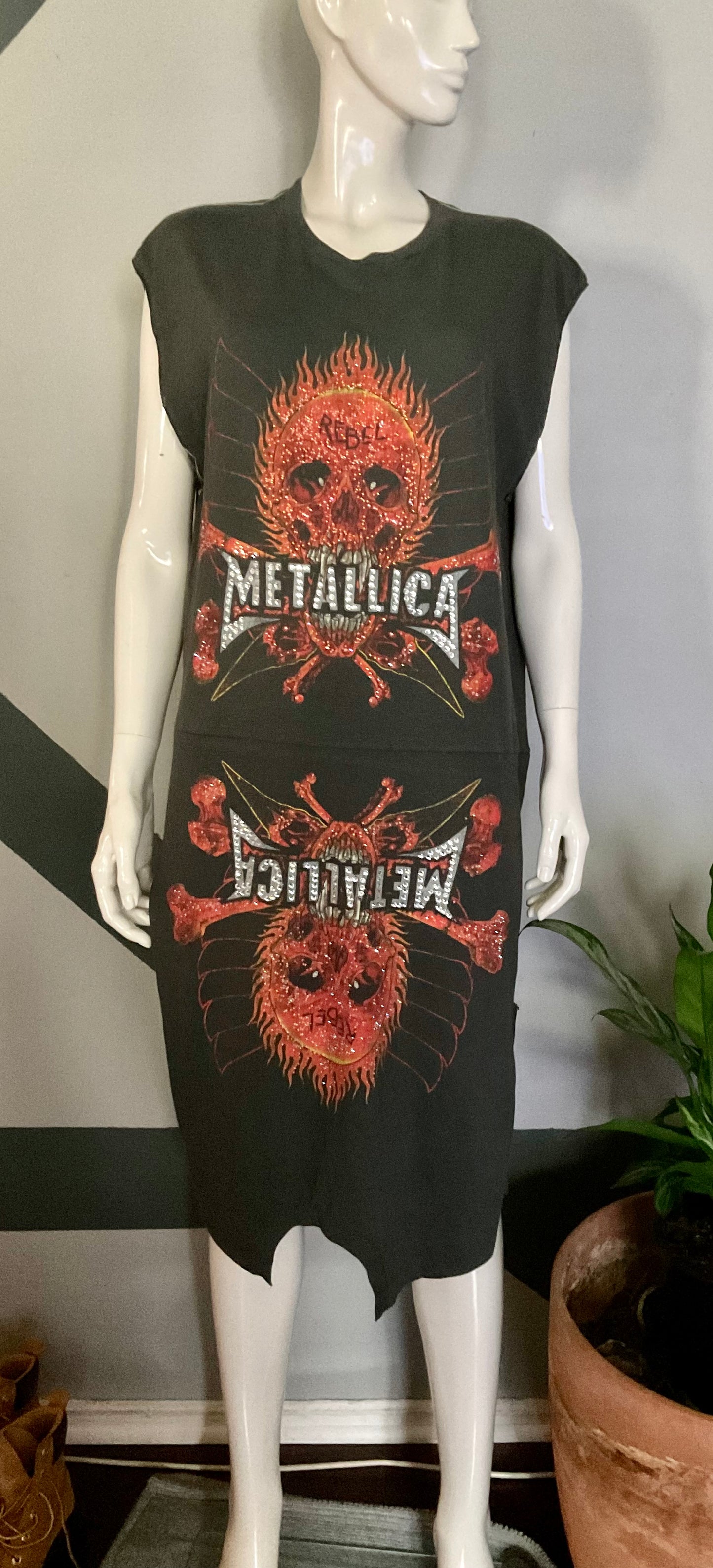 Metallica two shirt dress