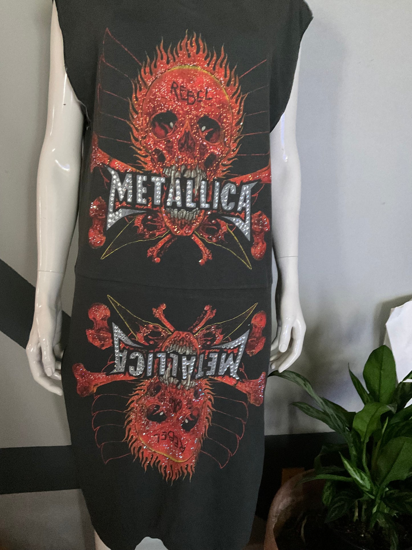 Metallica two shirt dress
