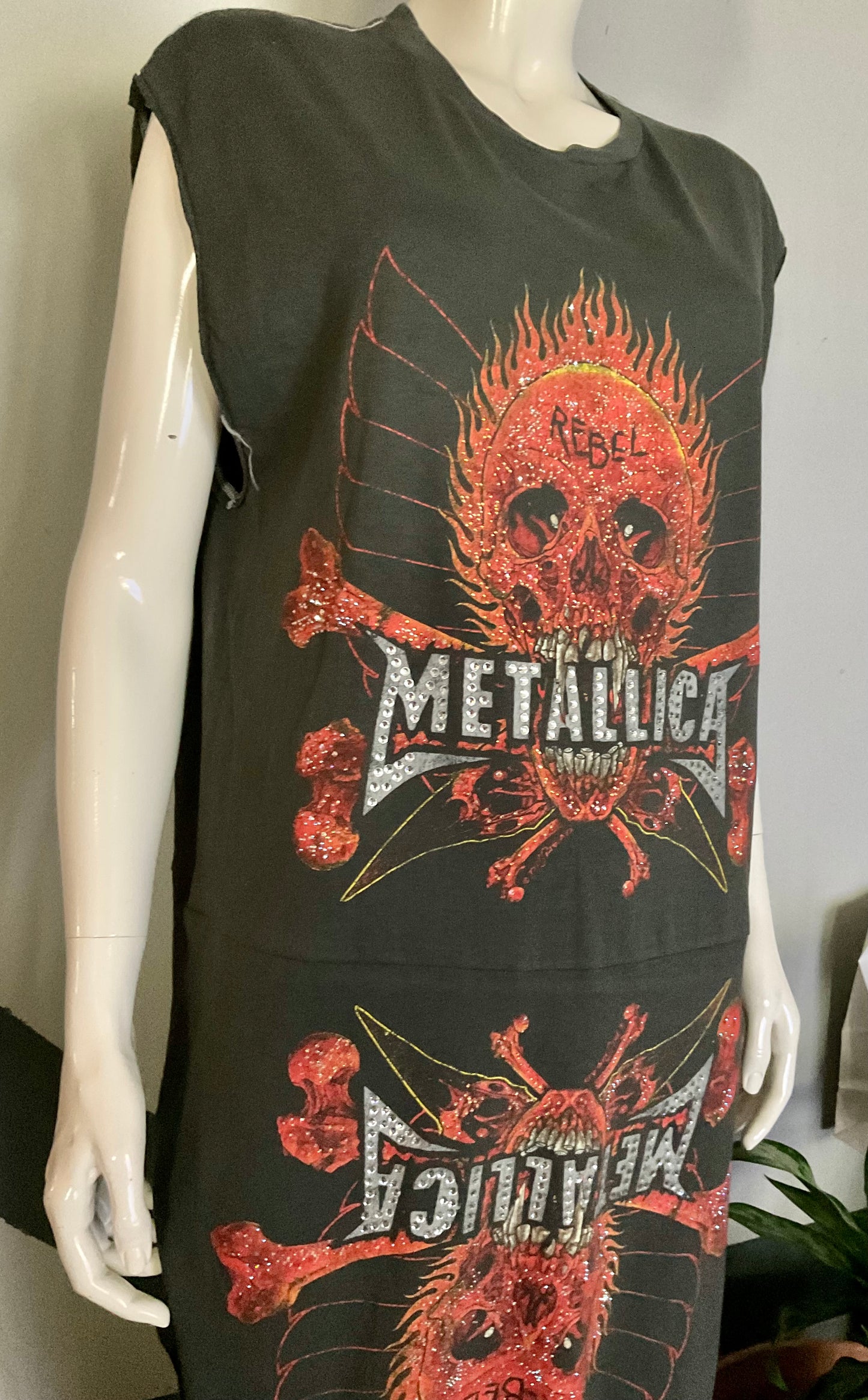 Metallica two shirt dress