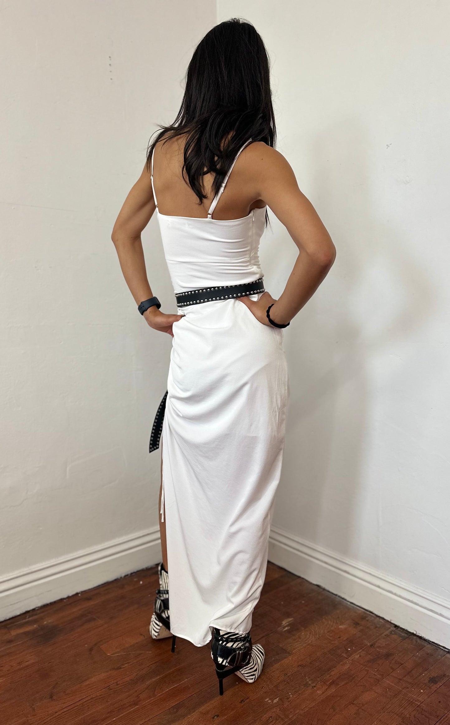 Ragtofab Dress White summer Fashion