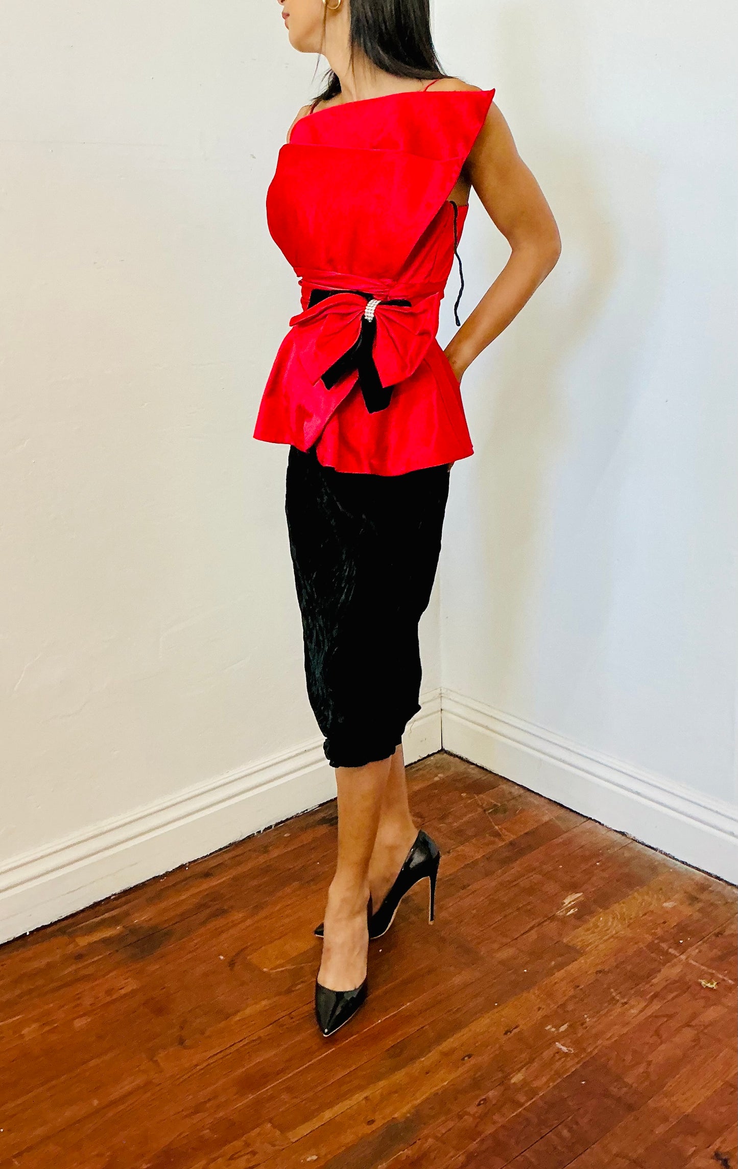 Vintage Pantagis Cocktail Dress 80s