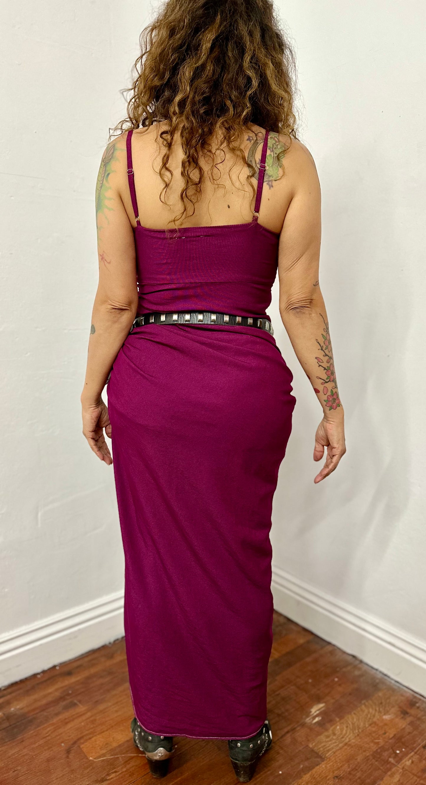 Ragtofab Dress wine  summer Fashion