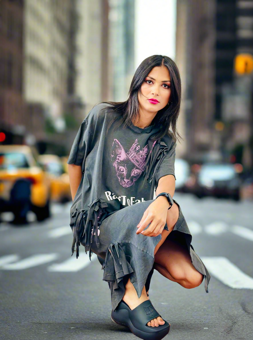 Re worked two T shirt dress.