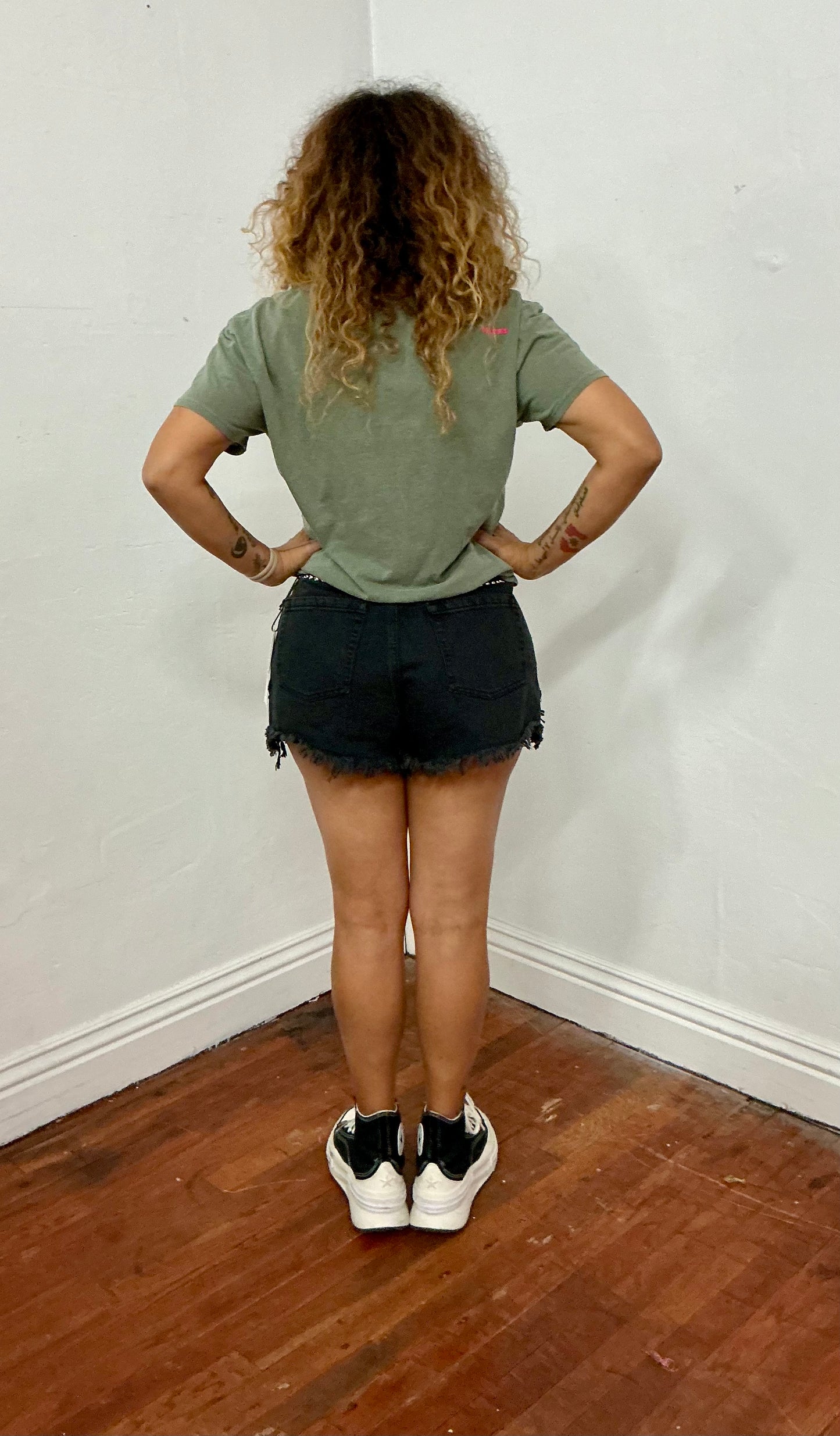 Reworked Perfectwhitetee Star Print