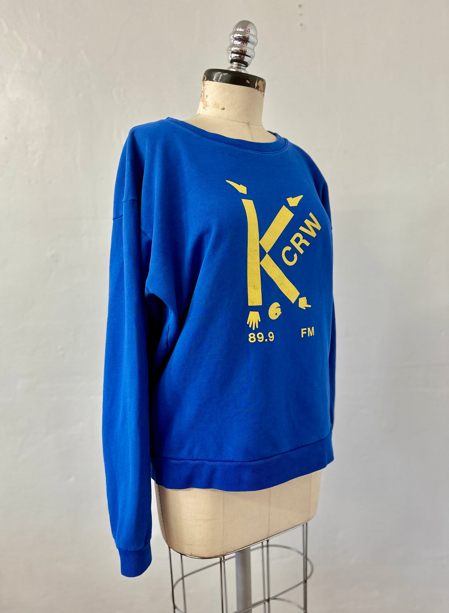 Ragtofab Upcycle Blue crewneck sweatshirt