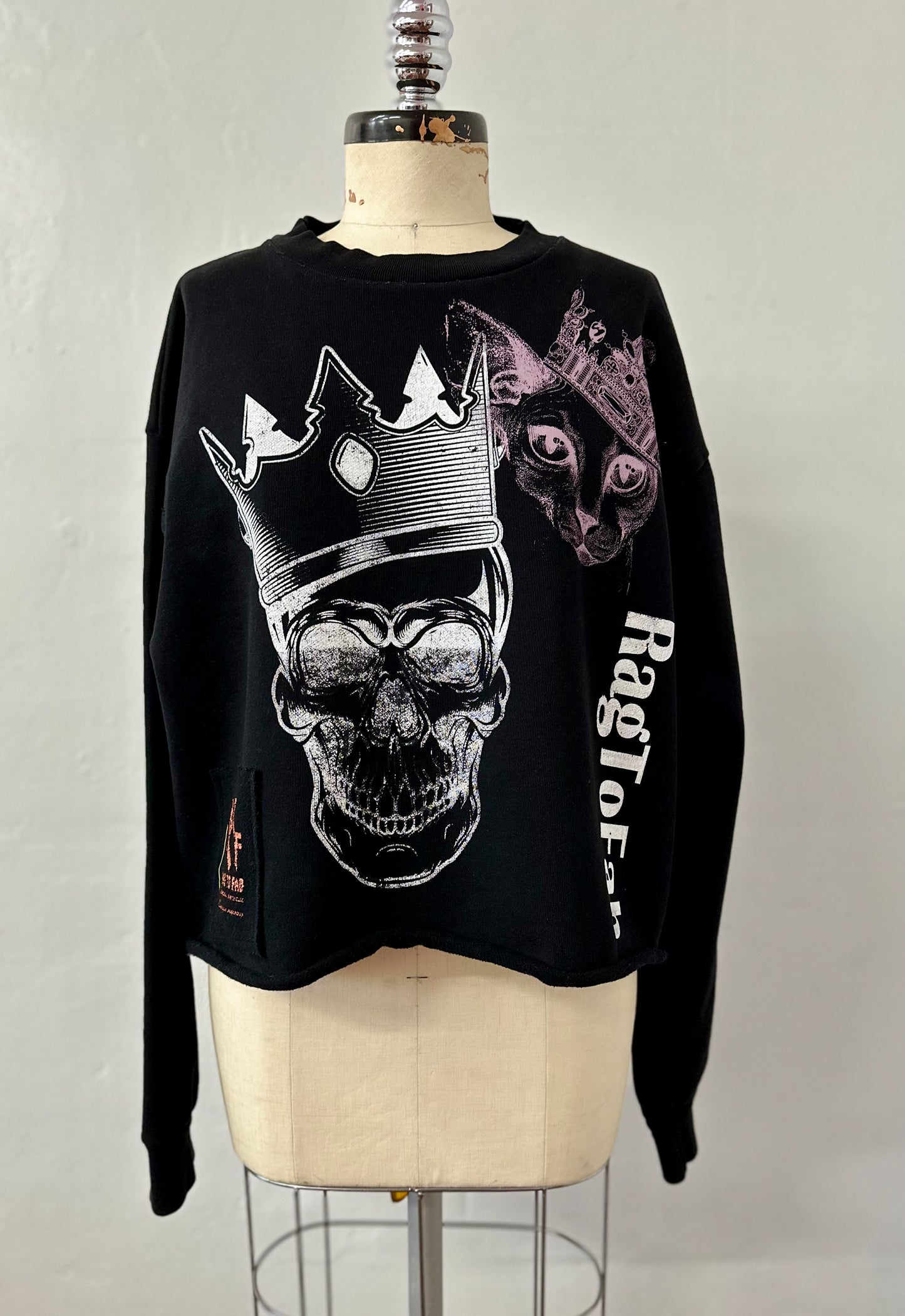 Ragtofab Upcycle long sleeve sweatshirt