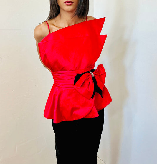 Vintage Pantagis Cocktail Dress 80s