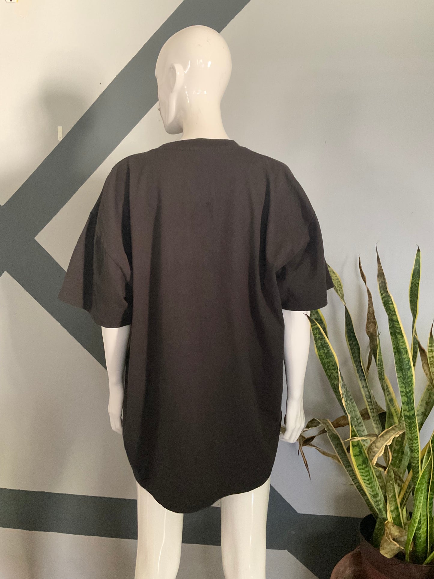 Ragtofab Spooky Rhinestone On a Us Blanks T-shirt