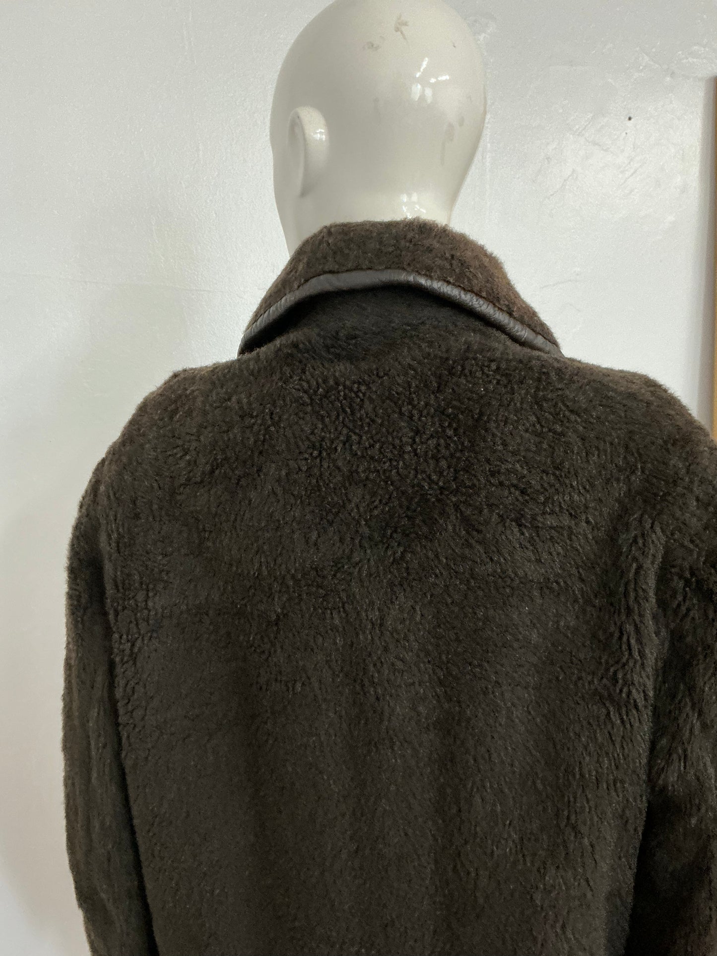Vintage faux fur men’s blazer