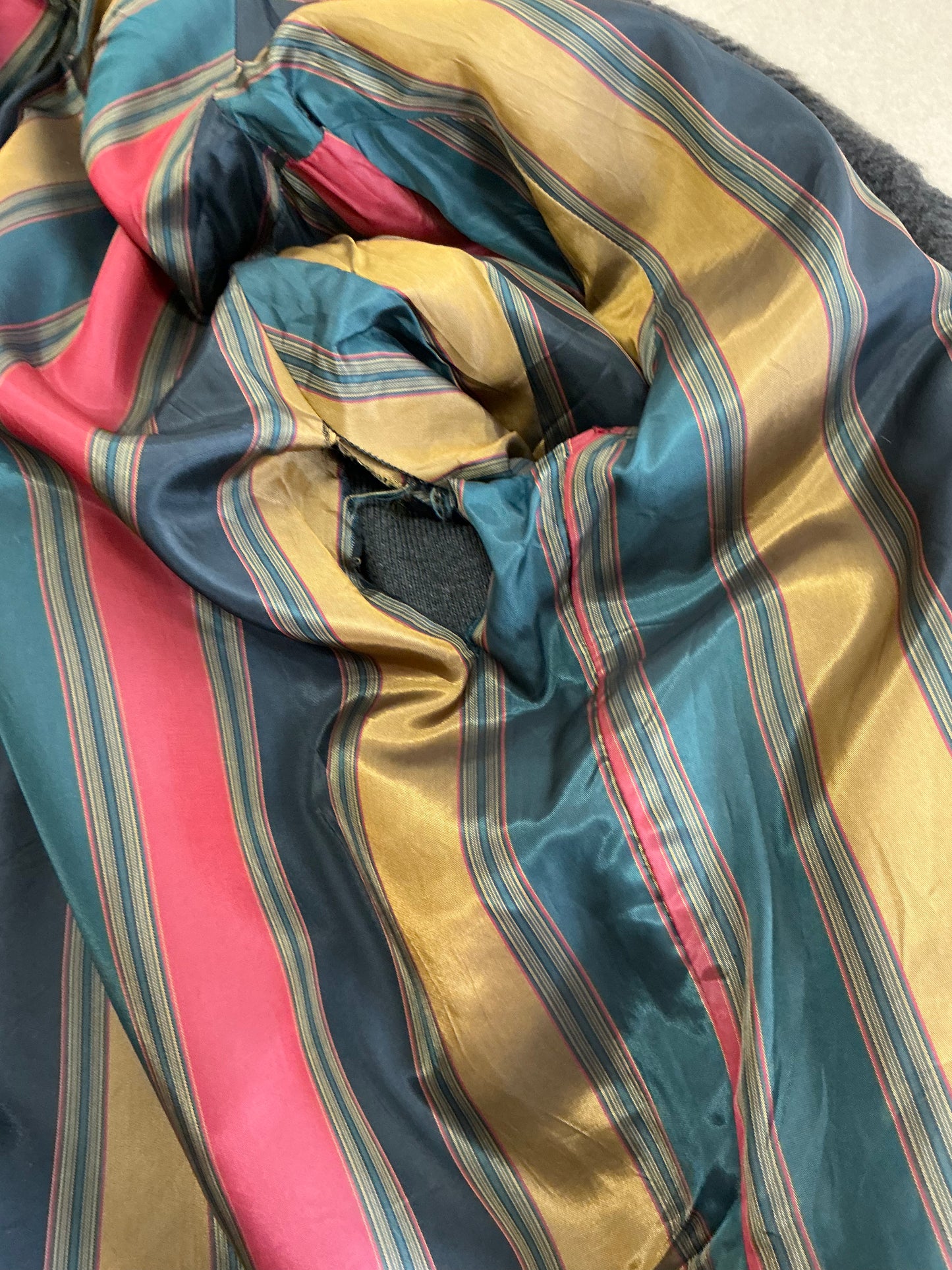 Vintage faux fur men’s blazer