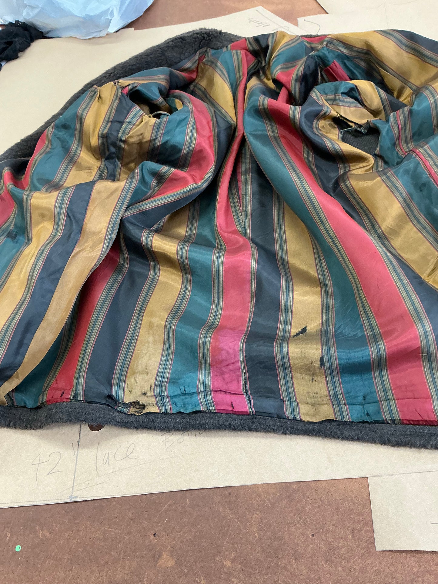 Vintage faux fur men’s blazer