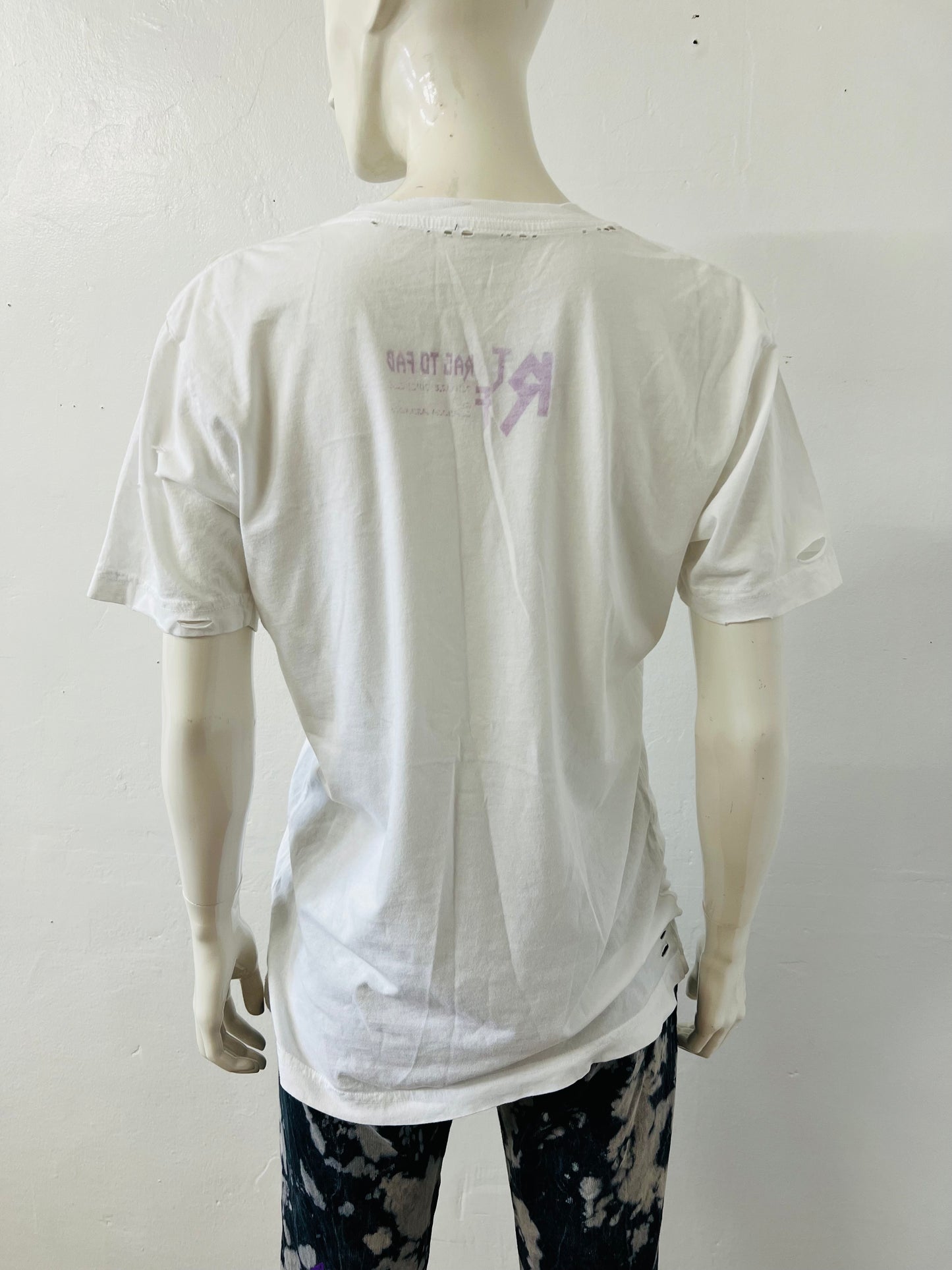 Ragtofab printed distress tee