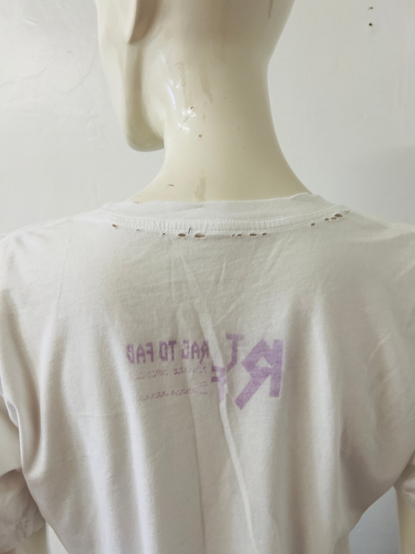 Ragtofab printed distress tee