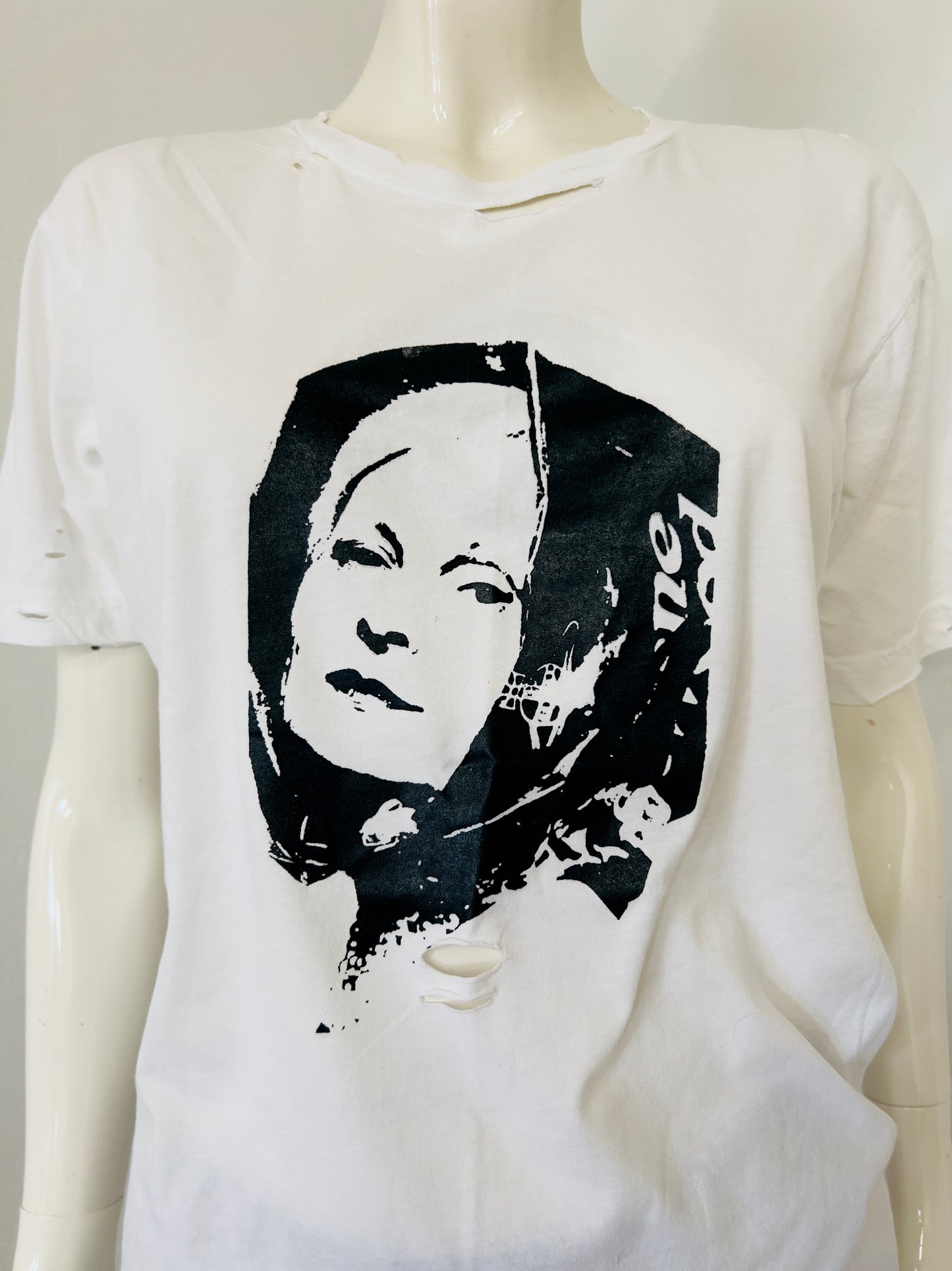 Ragtofab printed distress tee